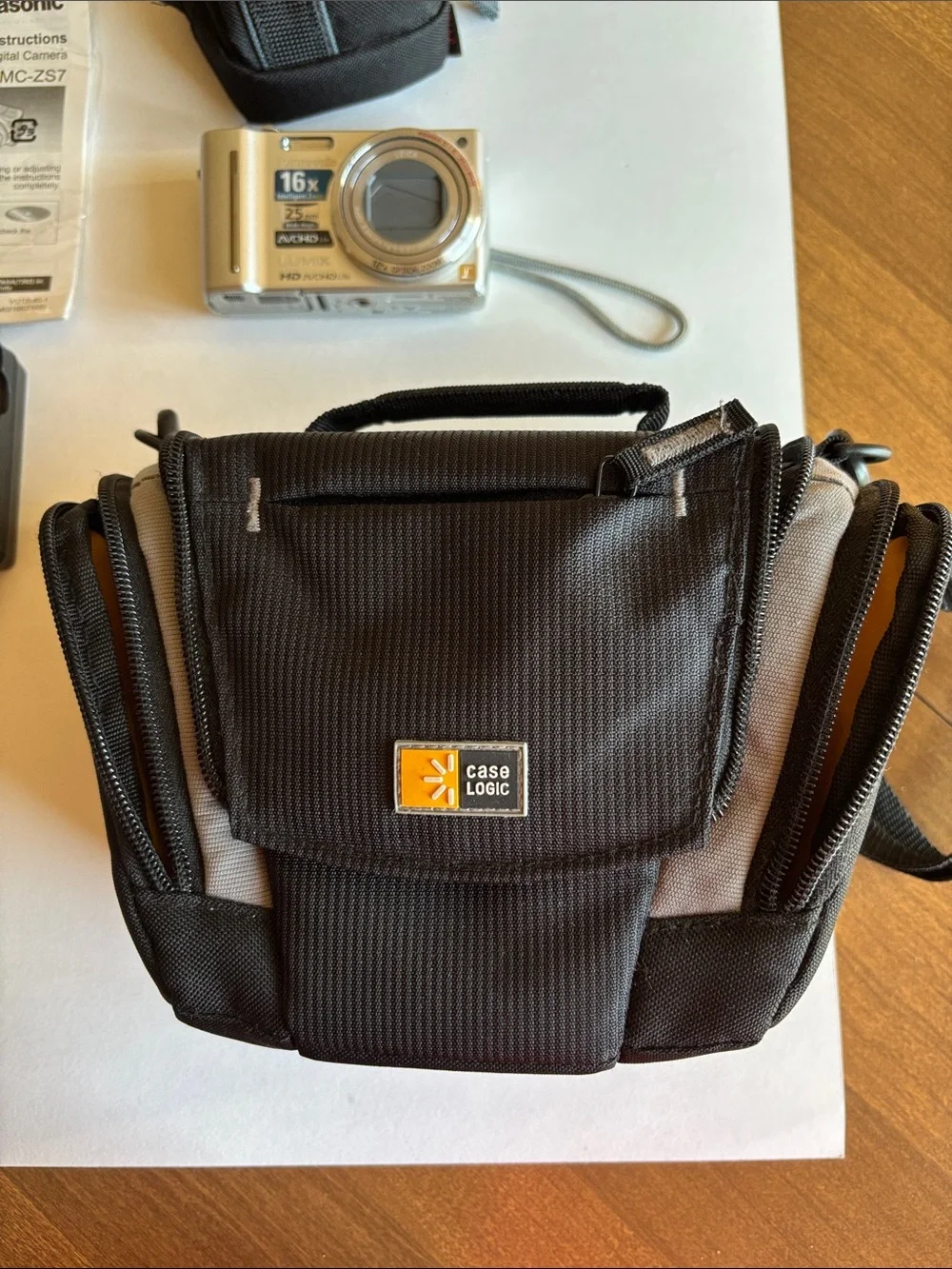 Panasonic Lumix Silver Point-and-Shoot Digital Camera